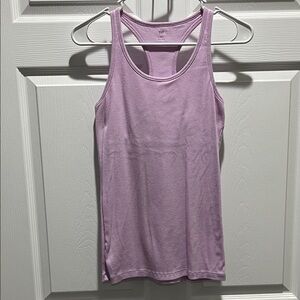 GAP Lavender Racerback Tank with Built-in Bra